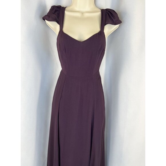 NWT Reformation Dylan Gown Blackberry Purple $328 - Picture 4 of 12